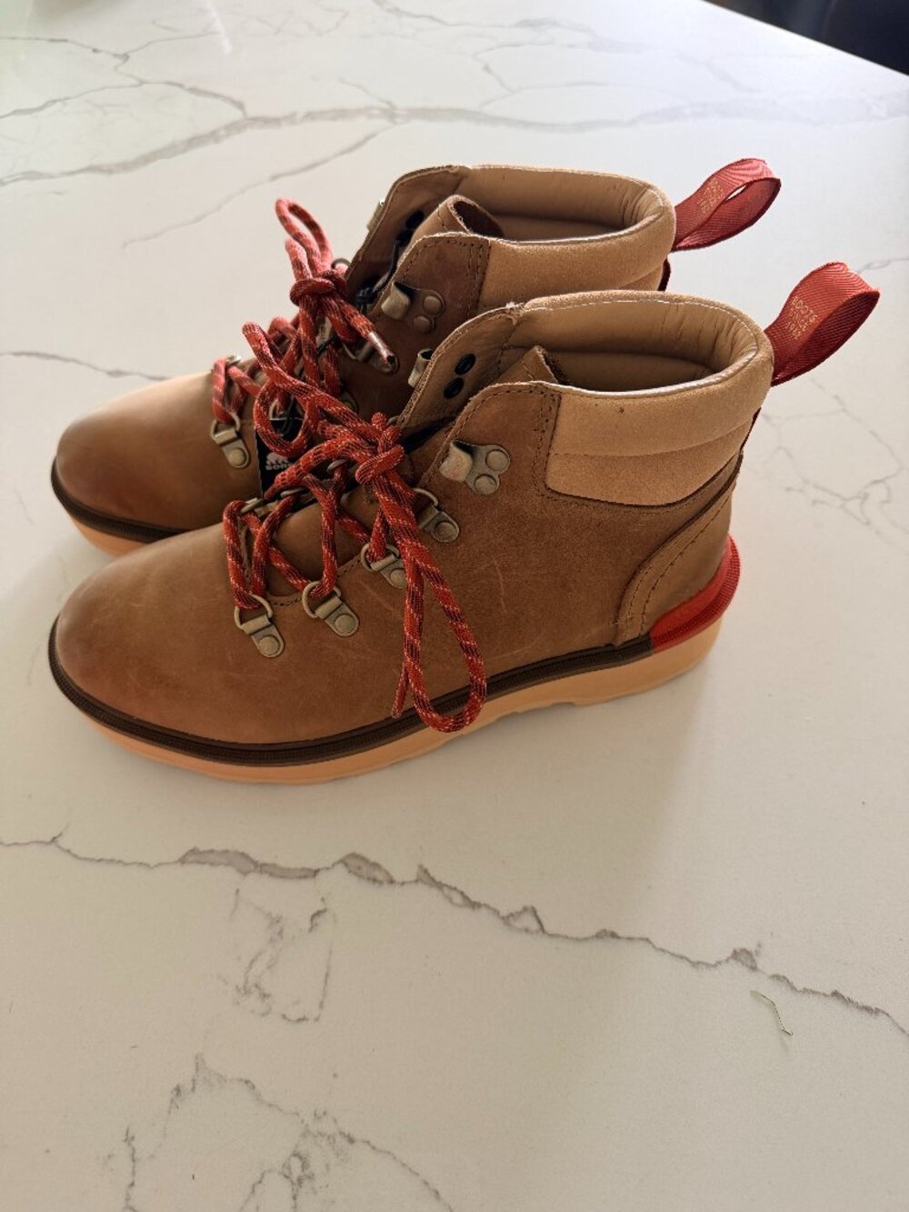 Brand New Sorel Hi-Liner Hiker Waterproof Leather Hiking Boots Women Size 6.5